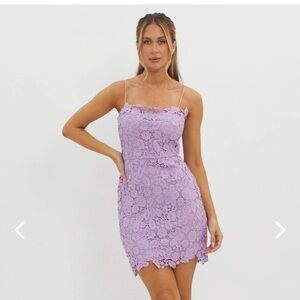 Purple Spaghetti Strap Sheath Mini Dress